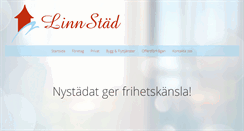 Desktop Screenshot of linnstad.se