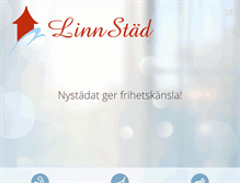 Tablet Screenshot of linnstad.se